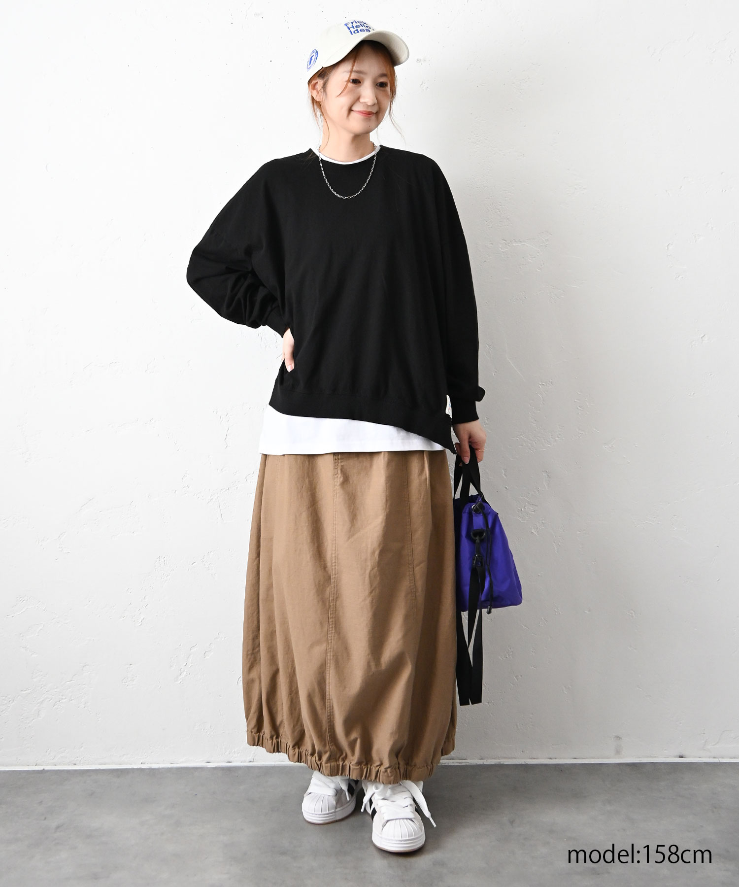 IN THE MARKET｜チノ素材バルーンスカート [[IN-108]][C]