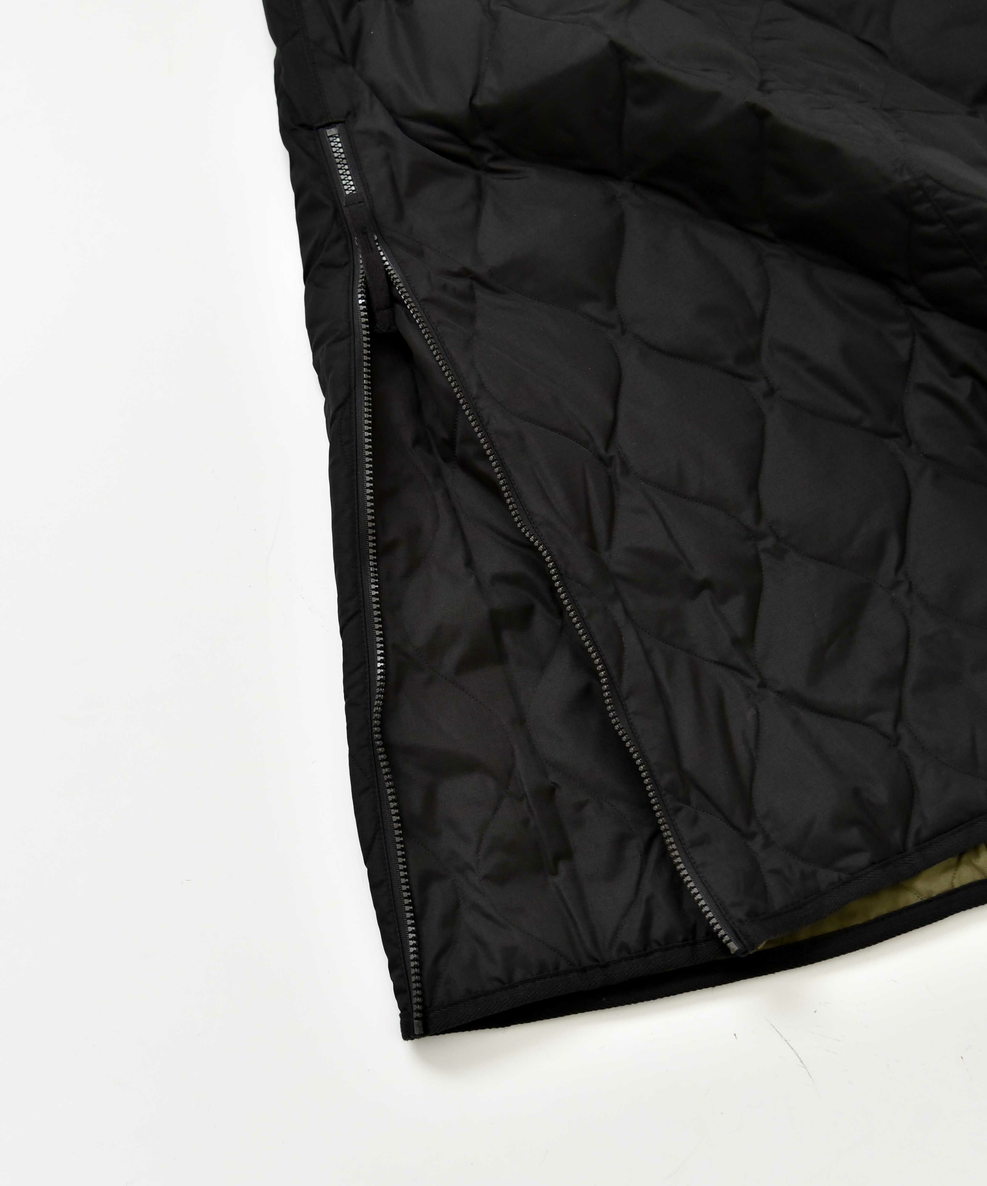 TAION｜MILITARY ZIP GUSSET DOWN SKIRT [[TAION-W150SKGZML-1]][D]