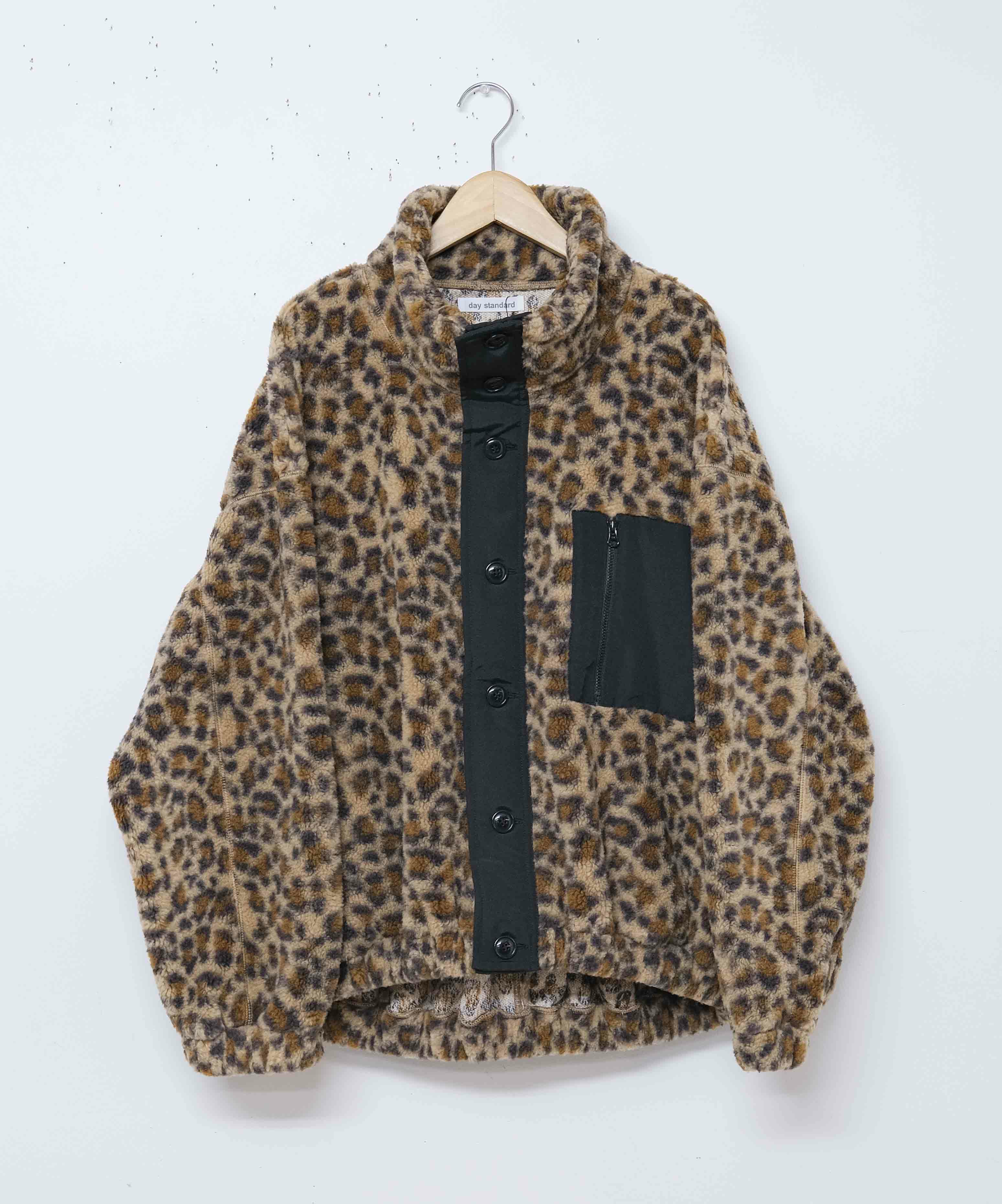 day standard｜レオパードフリースジャンパー [[W0025222]][D]