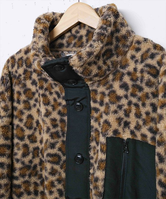 day standard｜レオパードフリースジャンパー [[W0025222]][D]