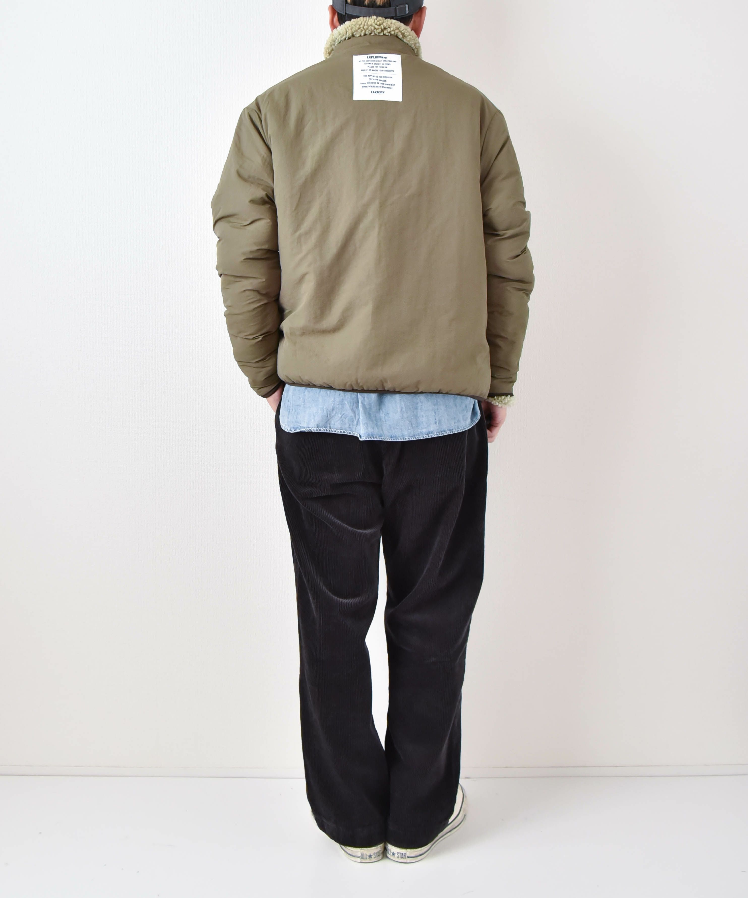 duckster｜リップナイロン×グラデボア　リバーシブルベンチJkT [[947501]][D]