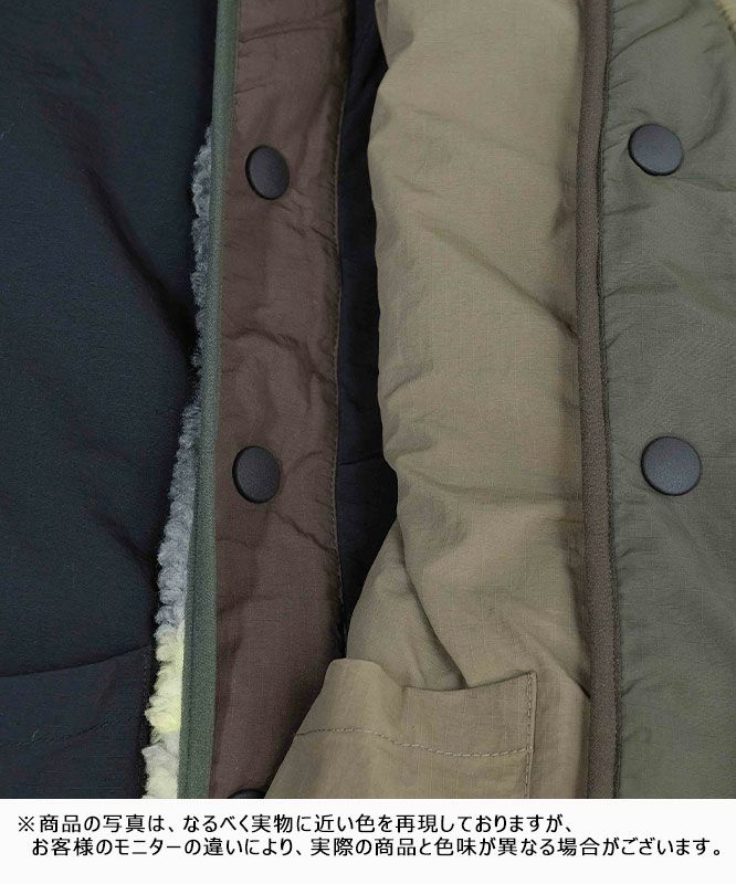 duckster｜リップナイロン×グラデボア　リバーシブルベンチJkT [[947501]][D]