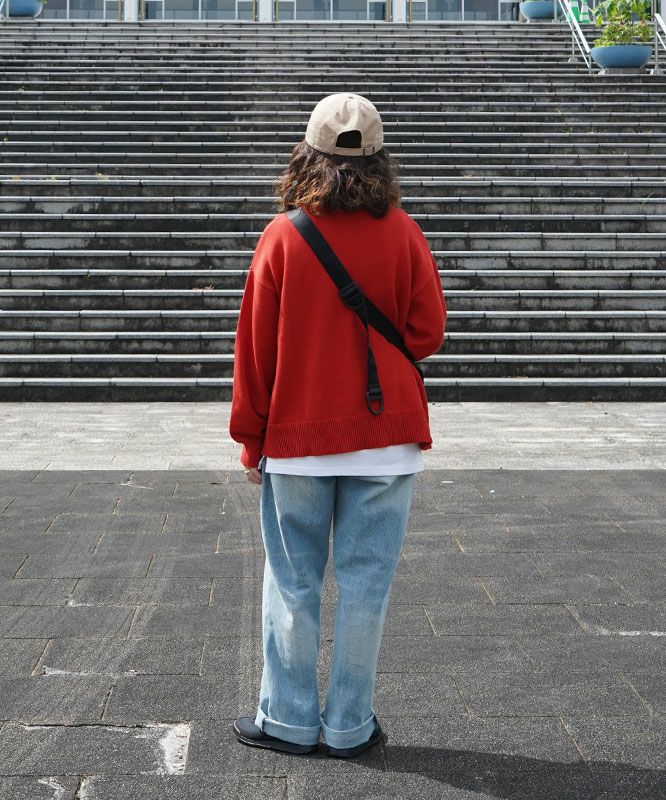 day standard｜刺繍ロゴニット [[853006]][D]