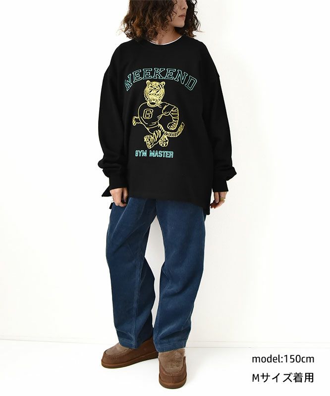 ジムマスター｜10.3oz WEEKEND 刺繍スウェットビッグTee [[G621782]][D]