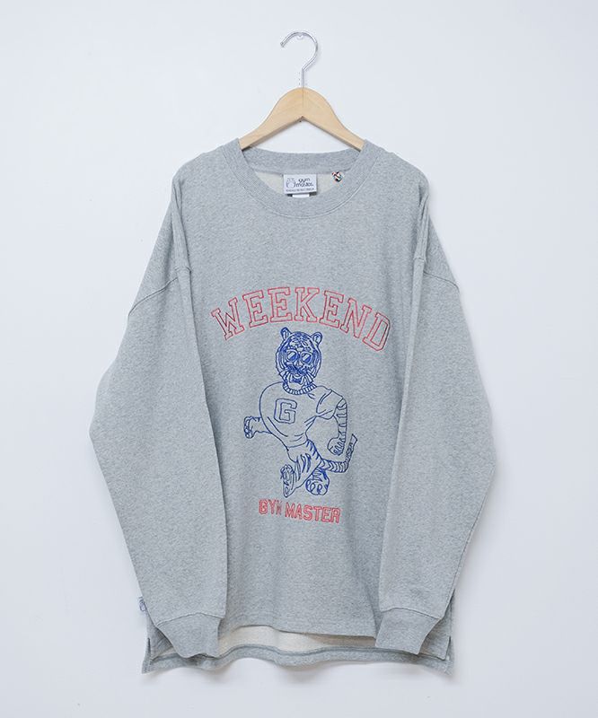 ジムマスター｜10.3oz WEEKEND 刺繍スウェットビッグTee [[G621782]][D]