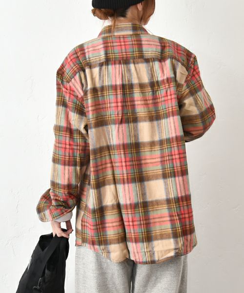 L.L.Bean｜綿起毛チェックシャツ [[505750]][C]