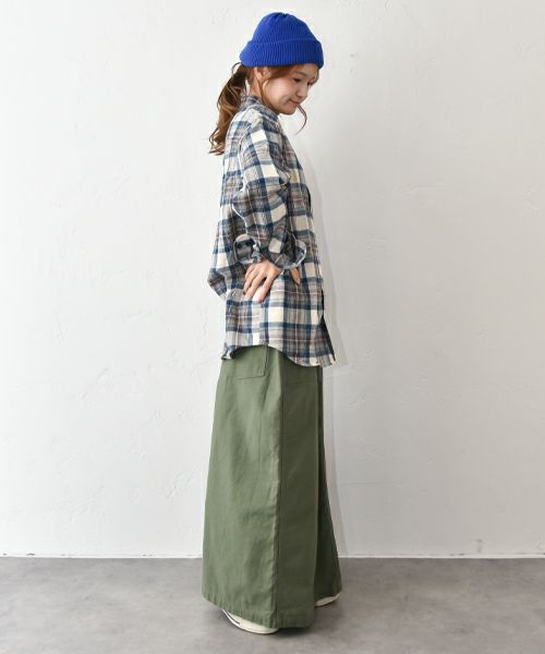L.L.Bean｜綿起毛チェックシャツ [[505750]][C]
