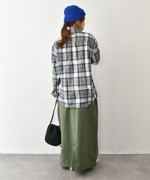 L.L.Bean｜綿起毛チェックシャツ [[505750]][C]