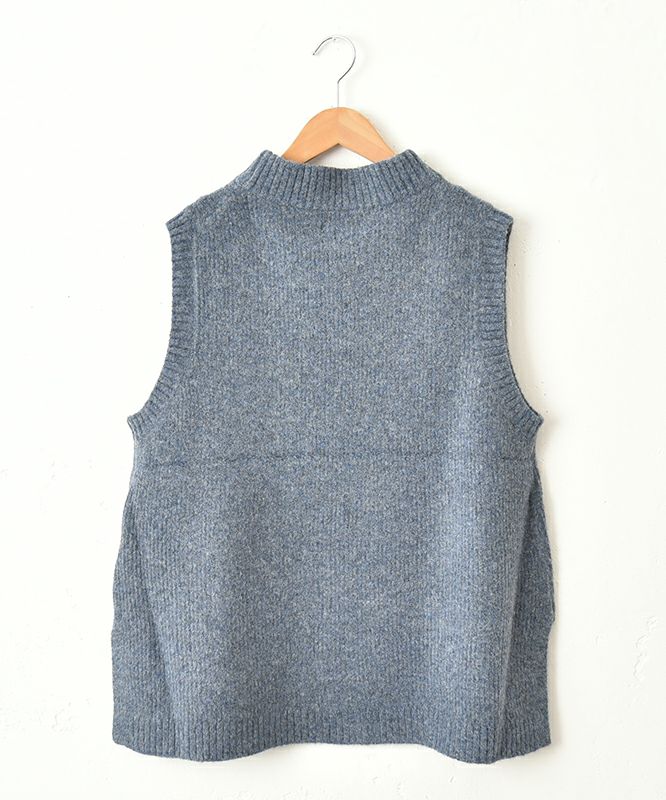 hagumu｜モックネックリブベスト [[125699]][C]