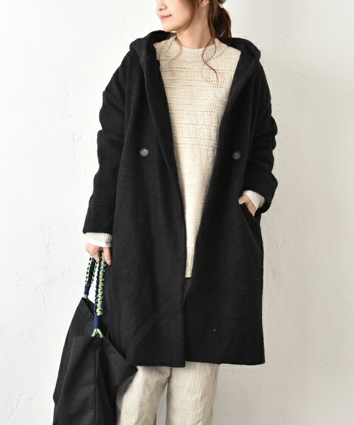 hagumu｜圧縮ウールフーディコート [[ha-JK-26]][C]