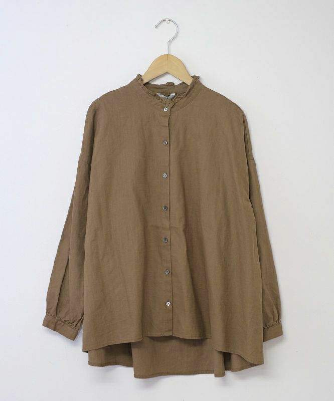 HEAVENLY｜フリルネックシャツ [[2550022]][C]