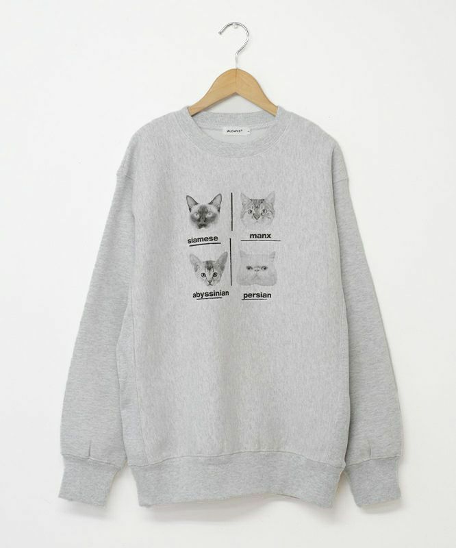  ALDAYS｜クルーネックスウェット [[AL-AW019]][C]