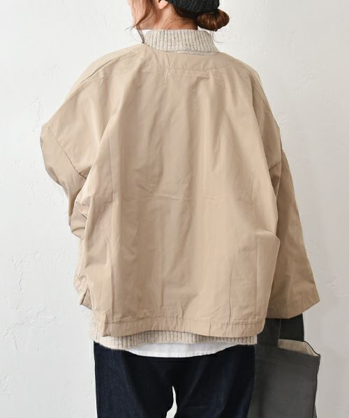 hagumu｜ノーカラーブルゾン [[C-755]][C]
