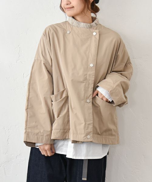 hagumu｜ノーカラーブルゾン [[C-755]][C]