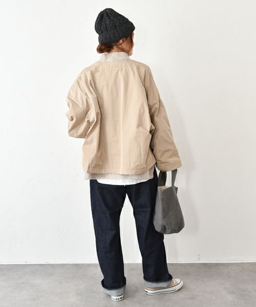 hagumu｜ノーカラーブルゾン [[C-755]][C]