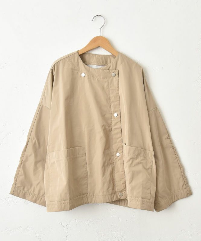  hagumu｜ノーカラーブルゾン [[C-755]][C]