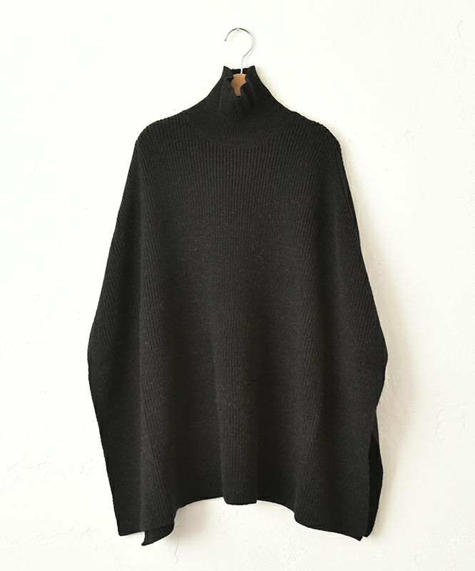  08Mab｜ロールネックポンチョ [[CF-825RT156]][C]