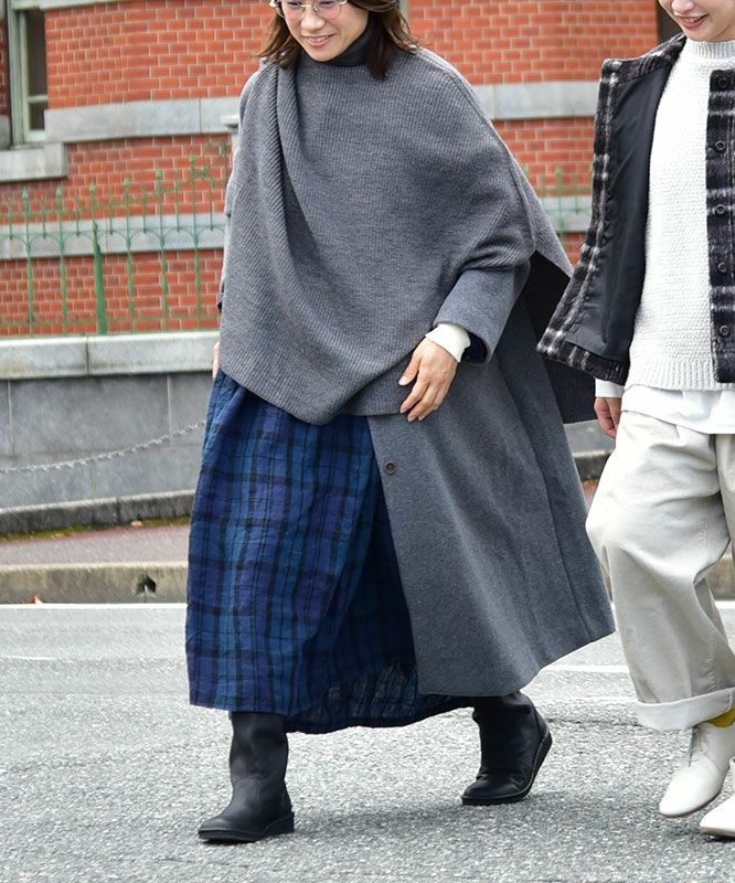 08Mab｜ノーカラーコート [[CF-825HF1278]][C]