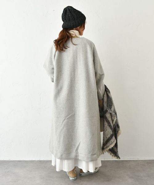 08Mab｜ノーカラーコート [[CF-825HF1278]][C]