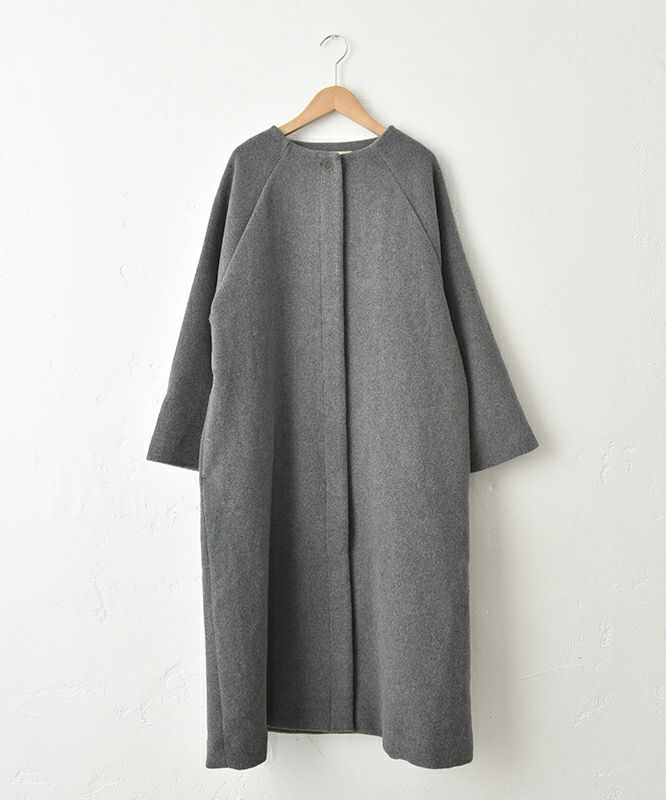 08Mab｜ノーカラーコート [[CF-825HF1278]][C]