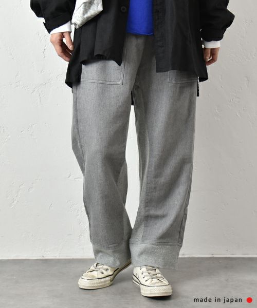 VENT BLANC｜Jog denim combination easy pants [[VBP253433]][C]