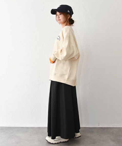 CUBE SUGAR｜Bigクルー裏起毛スウェット [[15064534]][C]