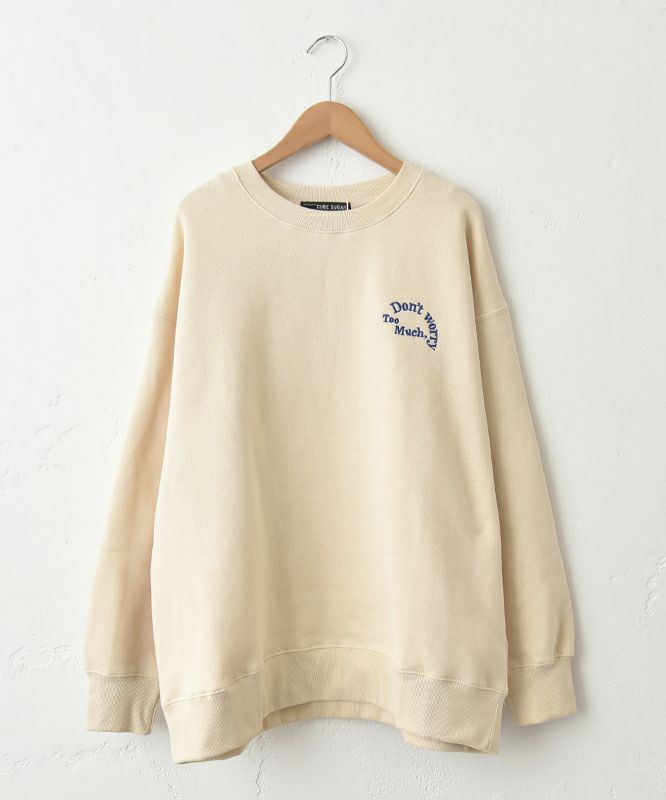 CUBE SUGAR｜Bigクルー裏起毛スウェット [[15064534]][C]