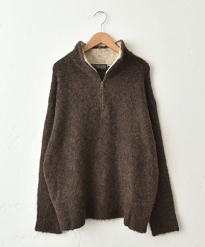 CUBE SUGAR｜ハーフジップニットプルオーバー [[15065548]][C]