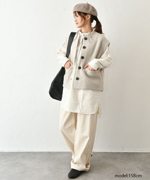 SETTEN｜ネル起毛チュニック [[SET-1092]][C]