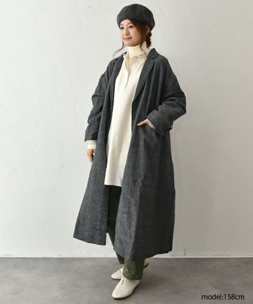 SETTEN｜ネル起毛チュニック [[SET-1092]][C]