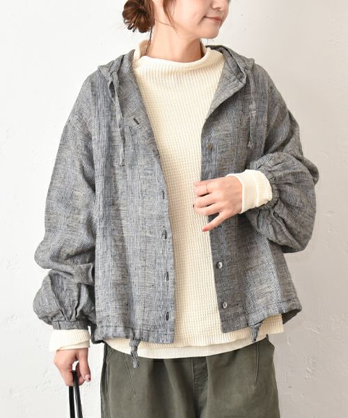 YURK｜フードシャツ [[yurk25wt-477]][C]