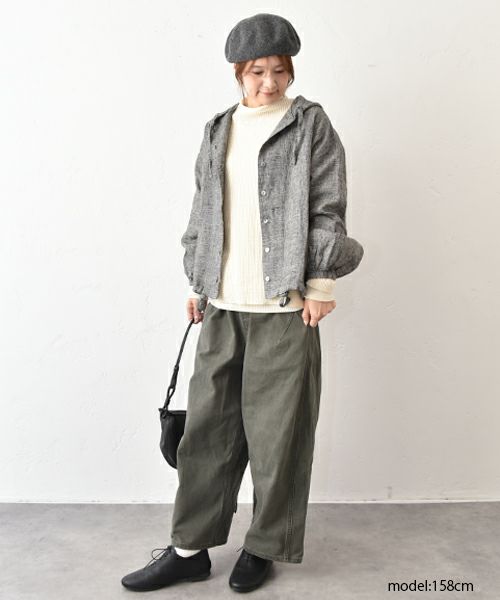 YURK｜フードシャツ [[yurk25wt-477]][C]