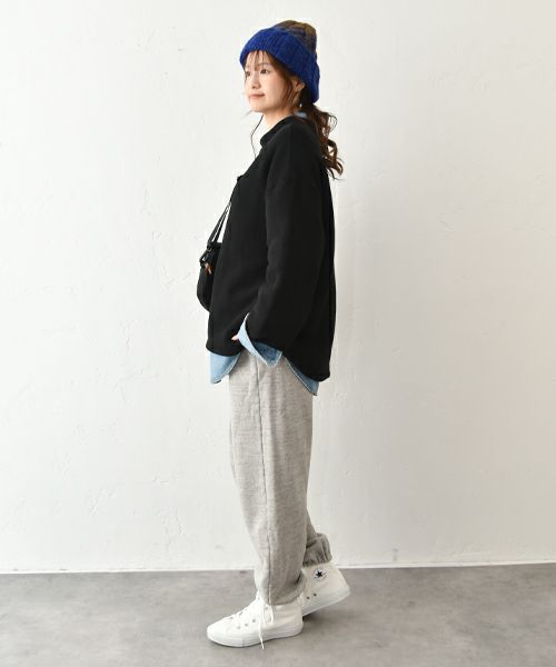 her.｜ふわもち裏毛ハイネックプルオーバー [[8255C-915]][C]