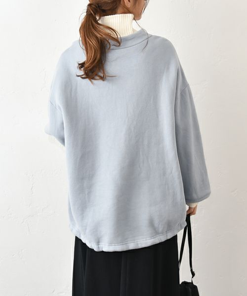 her.｜ふわもち裏毛ハイネックプルオーバー [[8255C-915]][C]