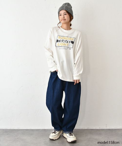 IN THE MARKET｜BIGシルエットプリントカットソー[[30015352]][C]