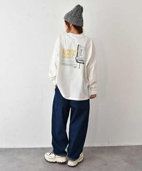 IN THE MARKET｜BIGシルエットプリントカットソー[[30015352]][C]