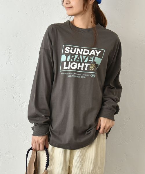 IN THE MARKET｜BIGシルエットプリントカットソー[[30015352]][C]