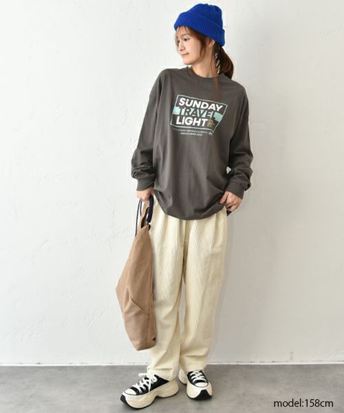 IN THE MARKET｜BIGシルエットプリントカットソー[[30015352]][C]