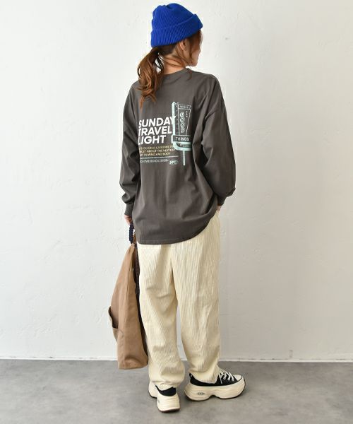 IN THE MARKET｜BIGシルエットプリントカットソー[[30015352]][C]