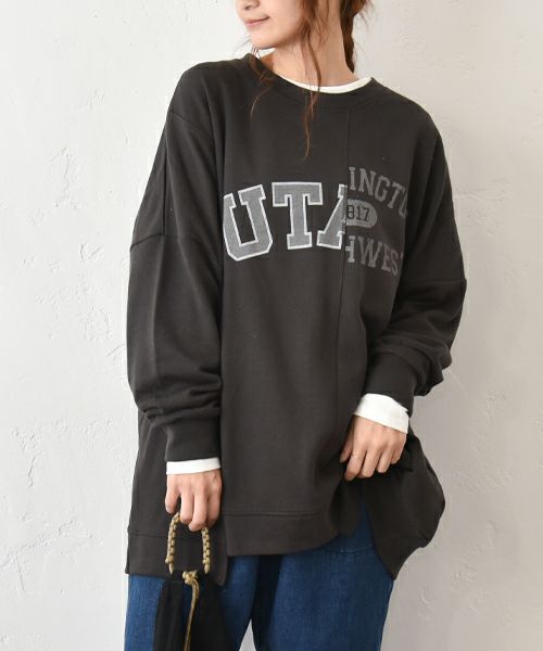 IN THE MARKET｜TC裏毛リメイク風チュニック [[1011352]][C]