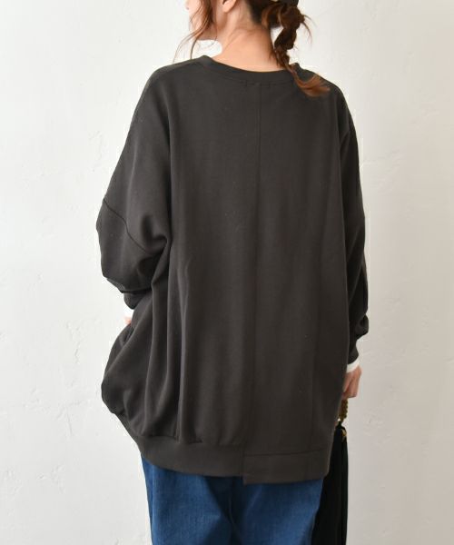 IN THE MARKET｜TC裏毛リメイク風チュニック [[1011352]][C]