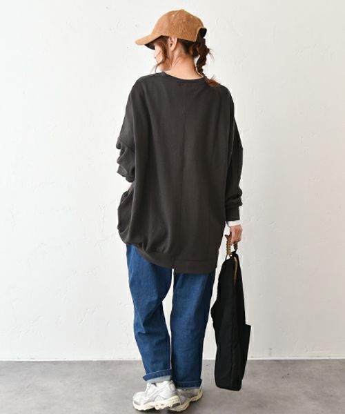 IN THE MARKET｜TC裏毛リメイク風チュニック [[1011352]][C]