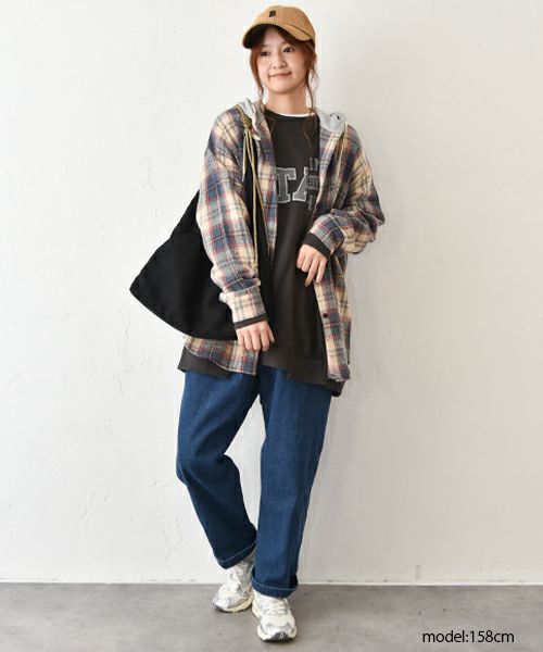 IN THE MARKET｜TC裏毛リメイク風チュニック [[1011352]][C]