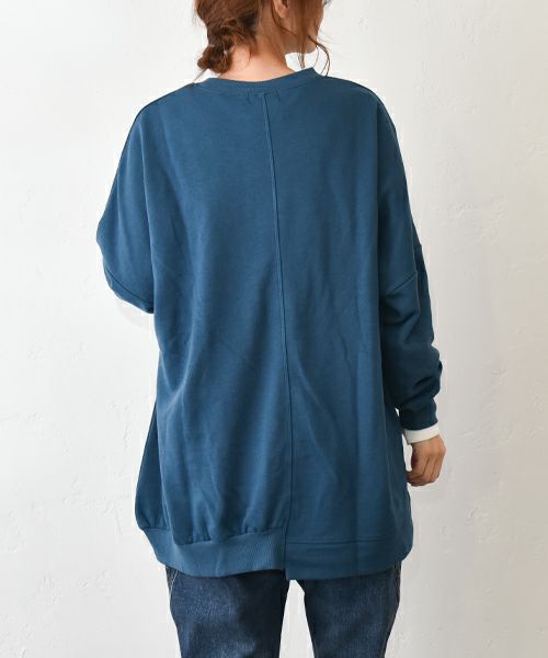 IN THE MARKET｜TC裏毛リメイク風チュニック [[1011352]][C]