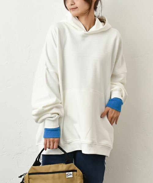 IN THE MARKET｜ワッペン付オーバースウェットパーカー [[C-2425]][C]