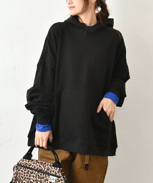 IN THE MARKET｜ワッペン付オーバースウェットパーカー [[C-2425]][C]