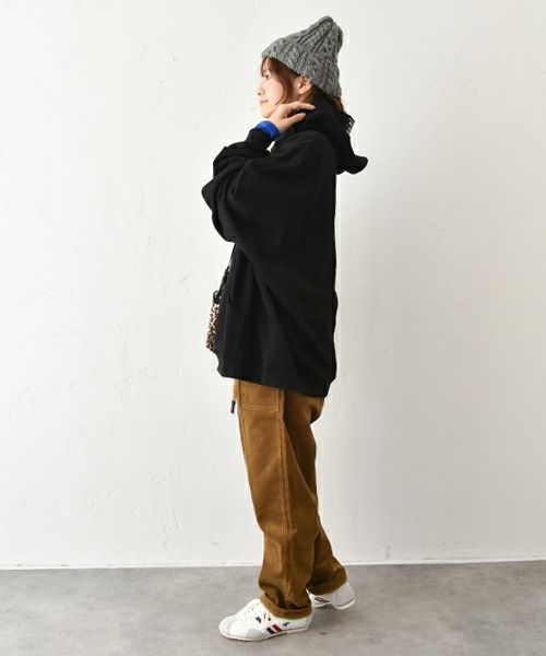 IN THE MARKET｜ワッペン付オーバースウェットパーカー [[C-2425]][C]