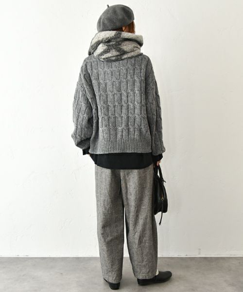  ichi｜ケーブルニットプルオーバー [[250756]][C]