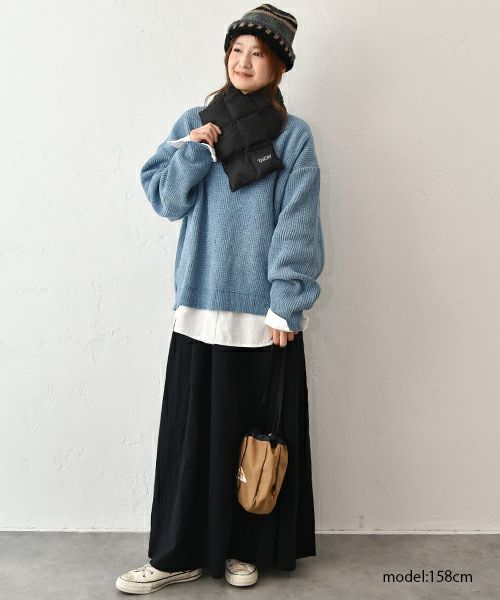 Our.｜クルーネックザックリニット [[MT-0462]][C]