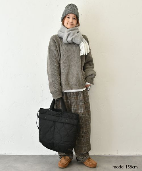 Our.｜クルーネックザックリニット [[MT-0462]][C]